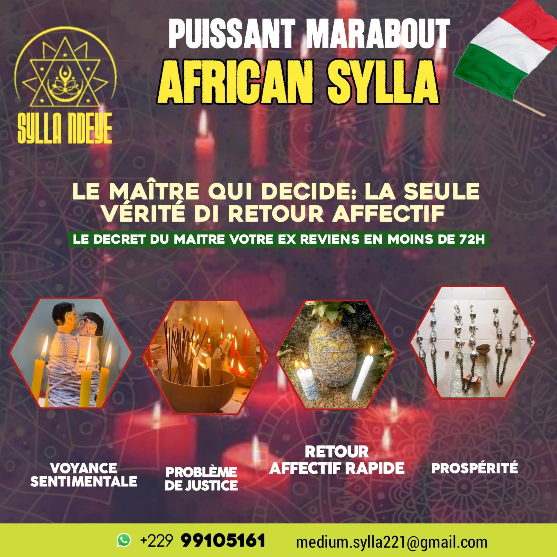 Sylla Ndeye : Puissant Médium Africain pour Amour, Chance et Réussite